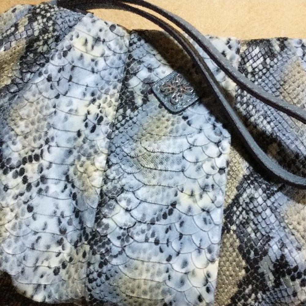 Snake skin Vera Wang mini clutch